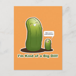 Carte Postale Punny Big Pickle