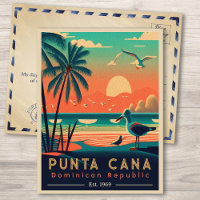 Punta Cana DR Retro Sunset Souvenirs 1960