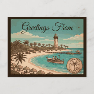 Carte Postale Punta Cana République dominicane Voyage Vintage
