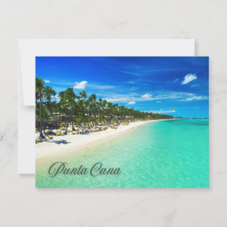 Carte Postale Punta Cana Tropical Sandy Beach Resort Vue