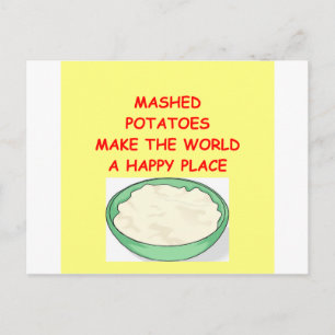 Carte Postale purée de pommes de terre