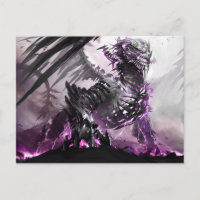 Carte postale Purple Dragon 5 | Salutation Imagina