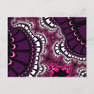 Carte Postale Purple et rose