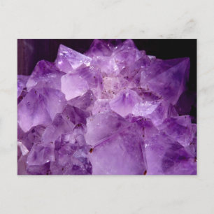 CARTE POSTALE PURPLE GEMSTONE