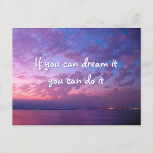 Carte Postale Purple Sunset Ocean Photo Dream It Do It Modern