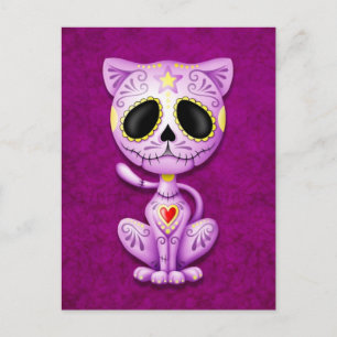 Carte Postale Purple Zombie Sucre Kitten