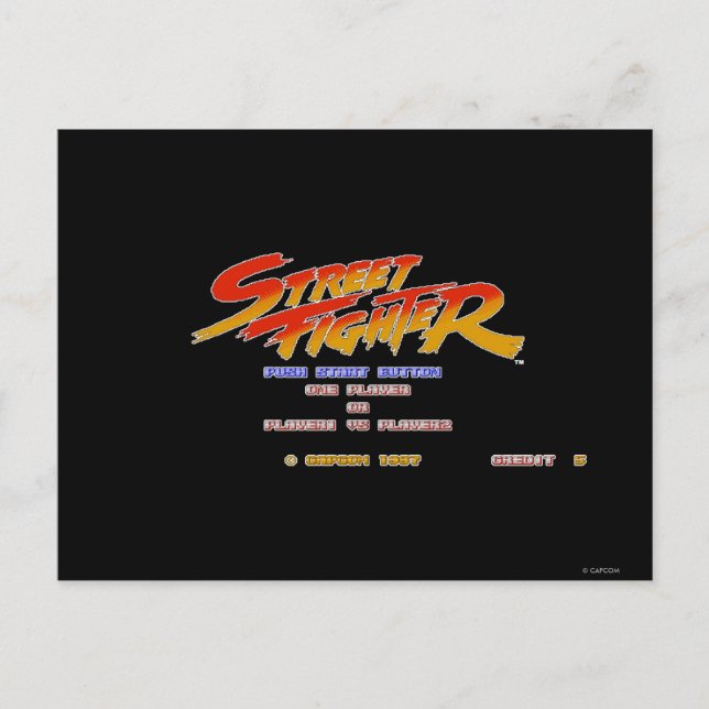 Carte Postale Push Start (Devant)