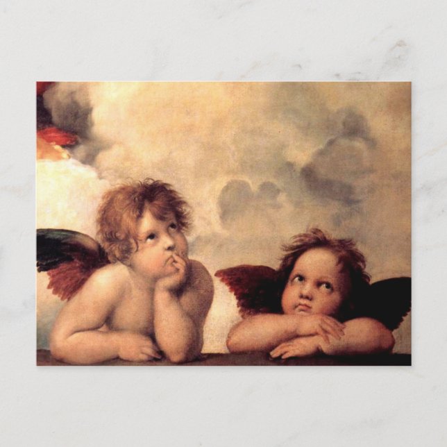 Carte postale Putti de Rafael (Devant)