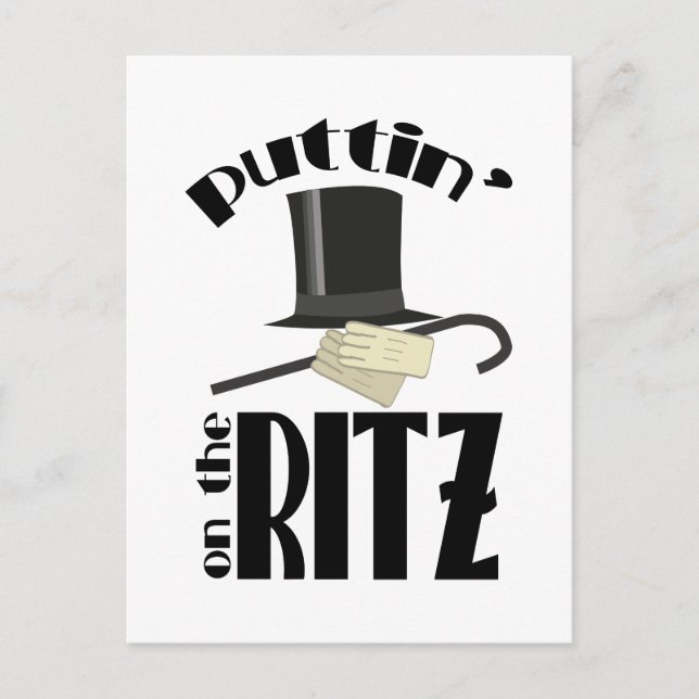 Carte Postale Puttin Ritz (Devant)