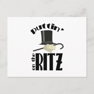 Carte Postale Puttin Ritz