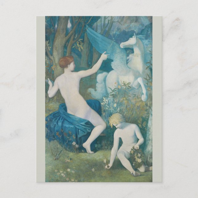 Carte Postale Puvis de Chavannes Imaginaire CC0111 Dreamlike (Devant)