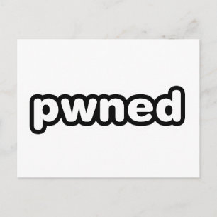 Carte Postale pwned - gamer jeux vidéo possédés