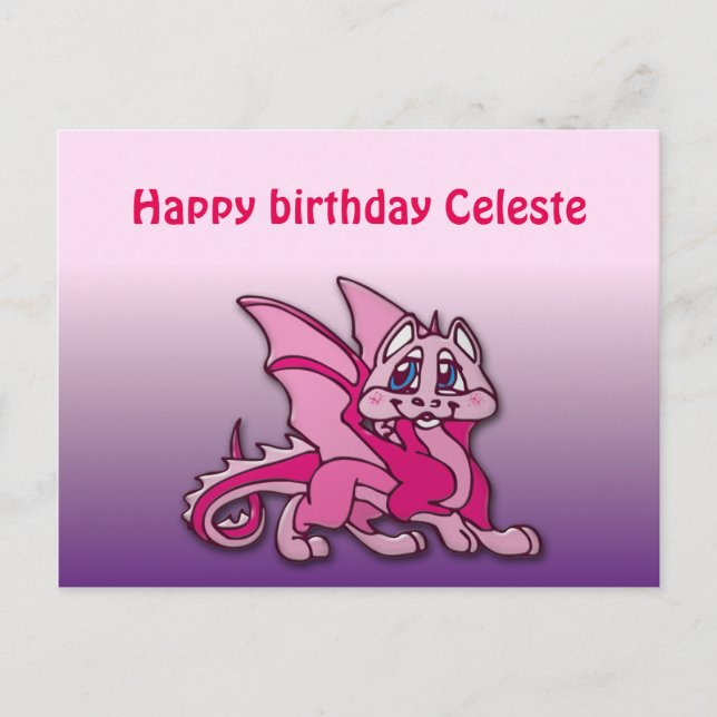 Carte Postale Pynky le dragon (Devant)