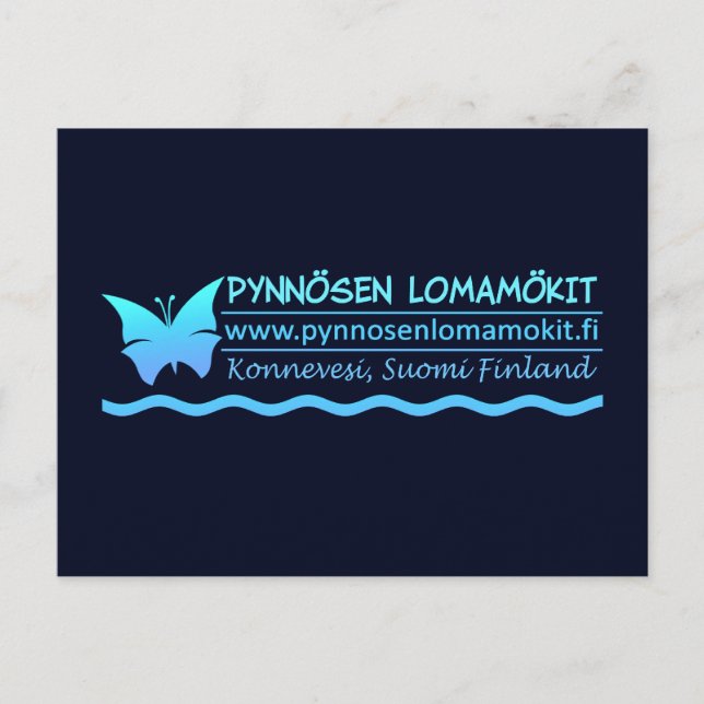 Carte postale Pynnösen Lomamökit - personnaliser (Devant)