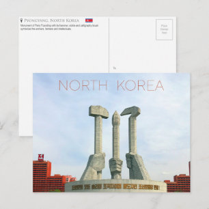 Carte postale Pyongyang, Corée du Nord