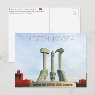 Carte postale Pyongyang, Corée du Nord