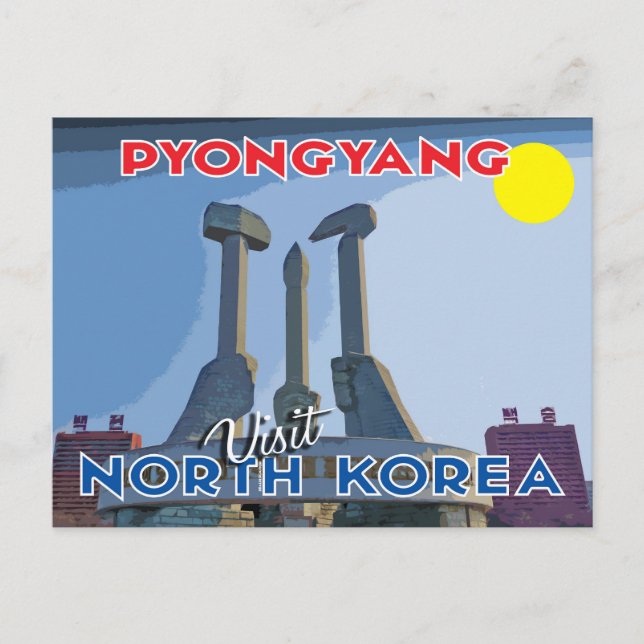 Carte Postale Pyongyang, visite la Corée du Nord (Devant)