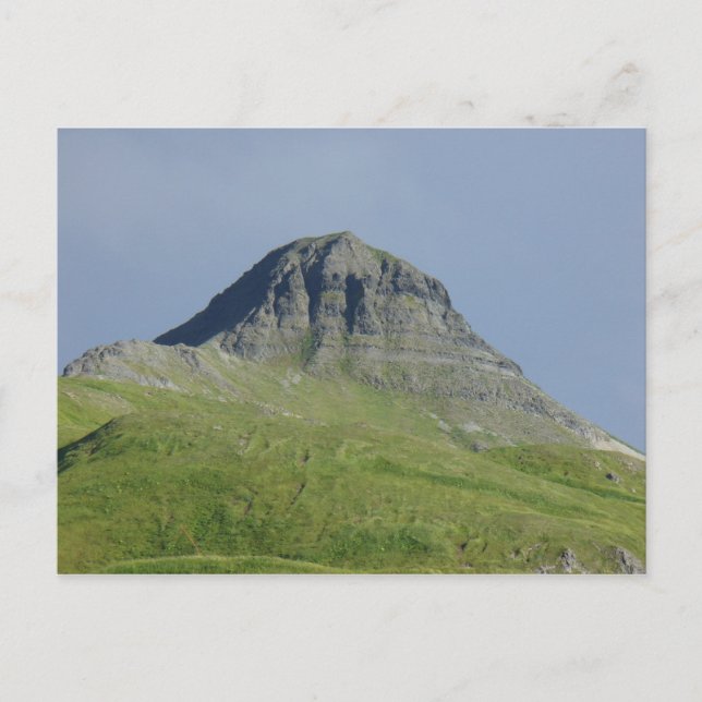 Carte Postale Pyramid Mountain, île d'Unalaska (Devant)