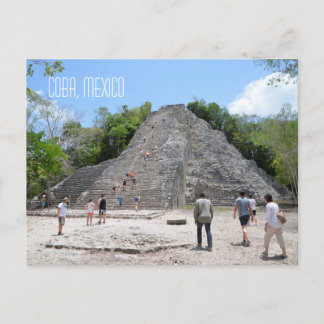 Carte Postale Pyramide de Coba Ruines mayas Péninsule du Yucatan