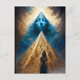 Carte postale Pyramide Visionnaire Surreal Art
