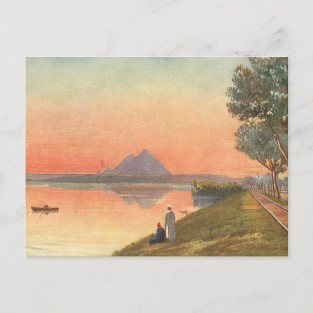 Carte Postale Pyramides à distance (Devant)