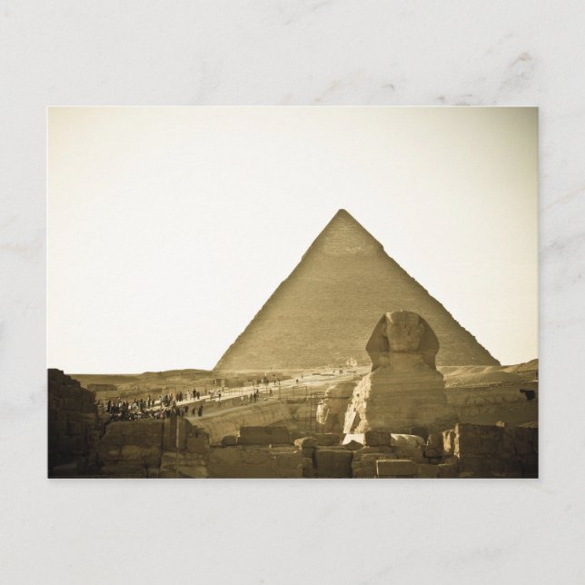 Carte Postale Pyramides à Gizeh au Caire, Egypte (Devant)
