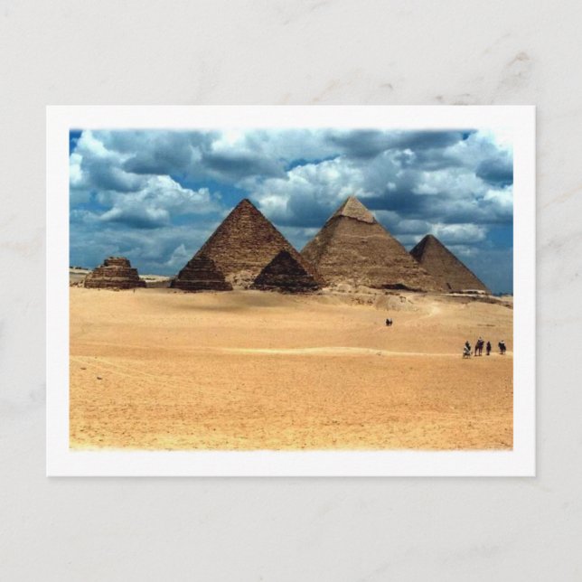 Carte Postale Pyramides de Gizeh (Devant)