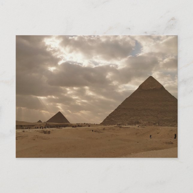 Carte Postale Pyramides égyptiennes de Gizeh, Le Caire (Devant)