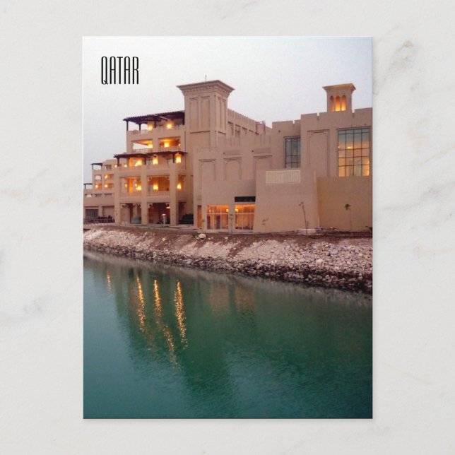 Carte Postale qatar des eaux doha (Devant)