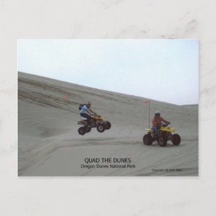 Carte Postale Quad The Dunes Oregon Coast Sand Fun 4 Wheel