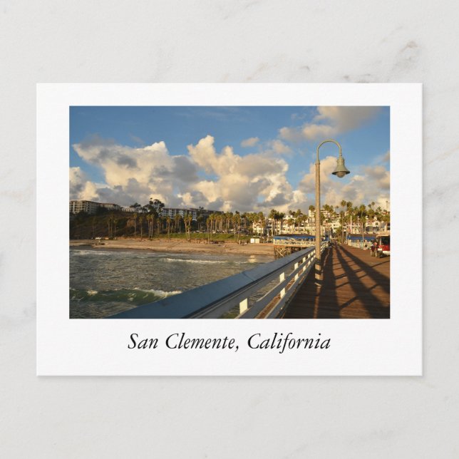 Carte Postale Quai à San Clemente California (Devant)