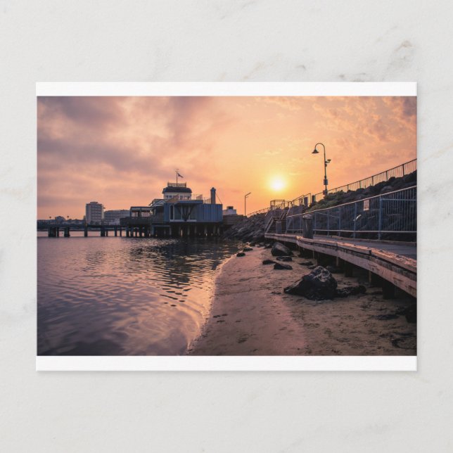 Carte Postale Quai à St Kilda (Devant)
