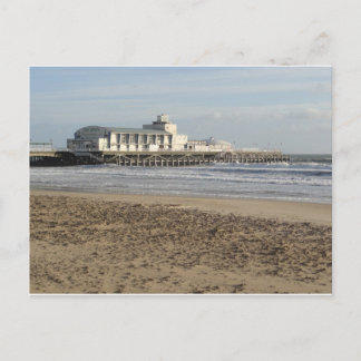 Carte Postale quai de Bournemouth en hiver