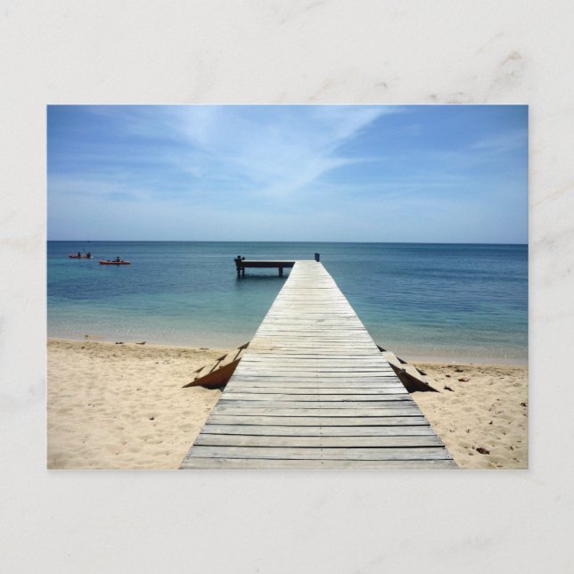 Carte Postale quai de roatán (Devant)