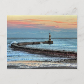 Carte Postale Quai Roker et phare