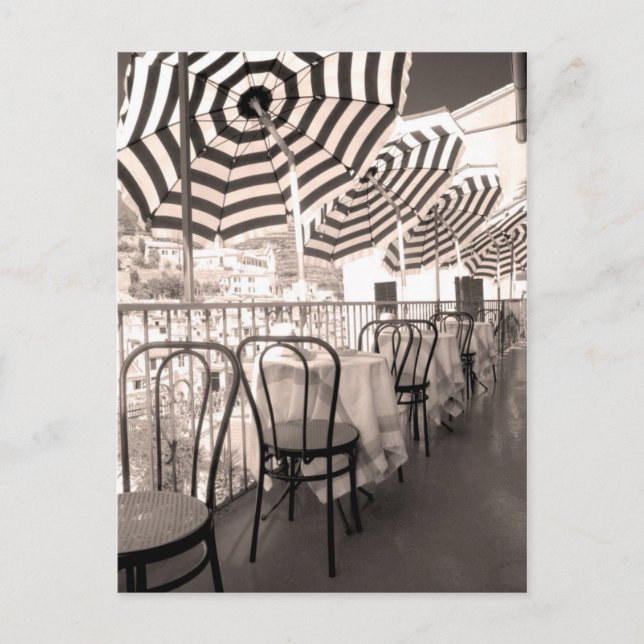 Carte Postale Quaint restaurant balcony (Devant)