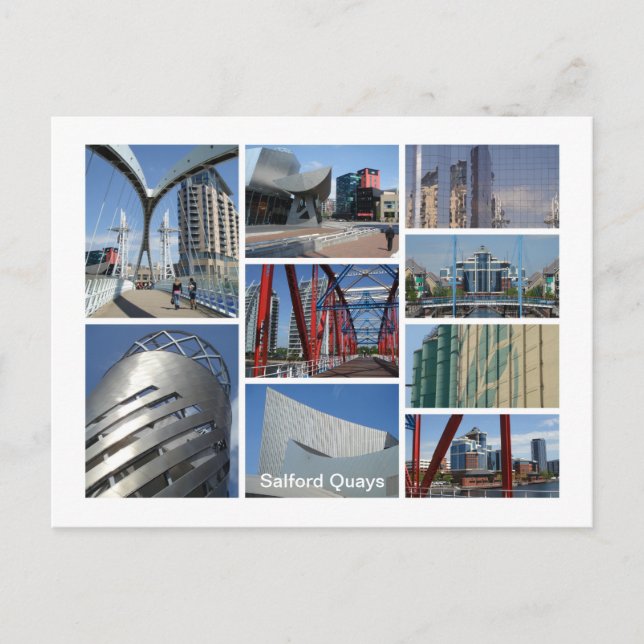 Carte Postale Quais de Salford (Devant)
