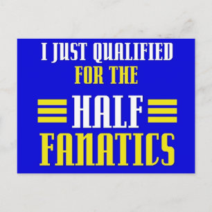 Carte Postale Qualifié pour demi-fanatiques