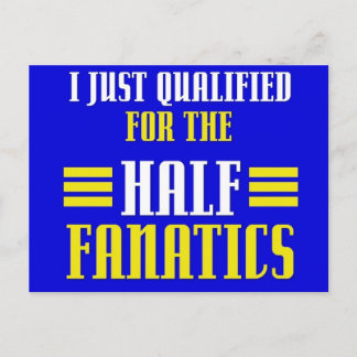 Carte Postale Qualifié pour demi-fanatiques