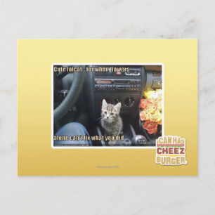 Carte Postale Quand les fleurs ne suffisent pas