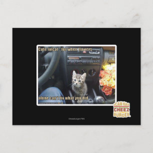 Carte Postale Quand les fleurs ne suffisent pas