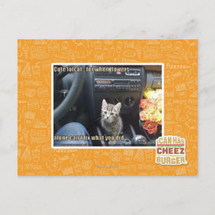 Carte Postale Quand les fleurs ne suffisent pas