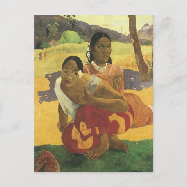 Carte Postale Quand vous marierez-vous ? par Paul Gauguin, Art V (Devant)