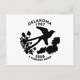 Carte Postale Quart de dollar de l'Oklahoma