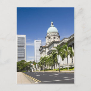Carte Postale Quartier central de Singapour
