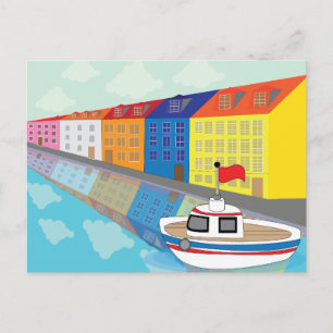 Carte Postale Quartier de la façade maritime de Copenhague