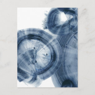 Carte Postale Quasars - Cercles bleu encre