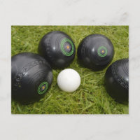 Quatre Boules De Pelouse Noires Et Jack,