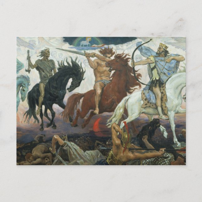 Carte postale Quatre cavaliers d'Apocalypse Viktor (Devant)