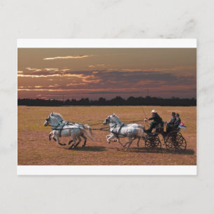 Carte Postale quatre en main